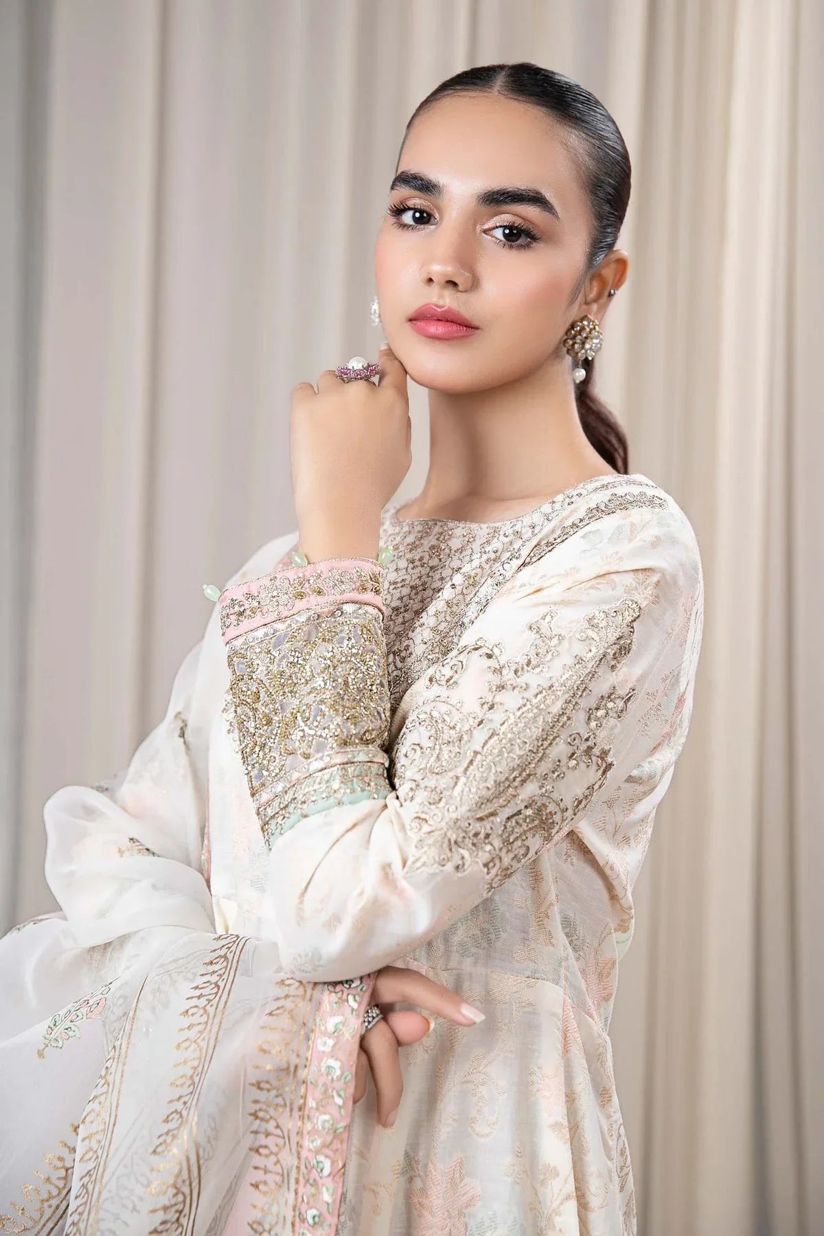 Maria B | Casual Pret 2024 | DW-EF24-56A - Aqsa Fabrics