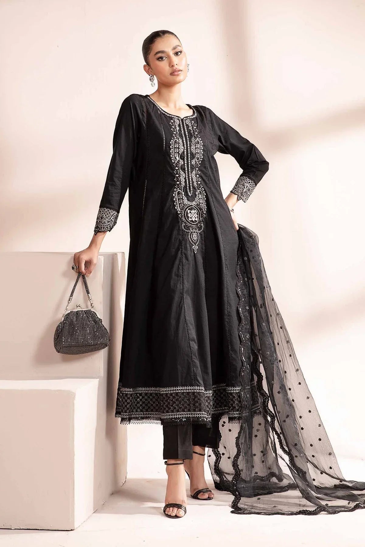 Maria B | Casual Pret 2024 | DW-MN24-08 - Aqsa Fabrics
