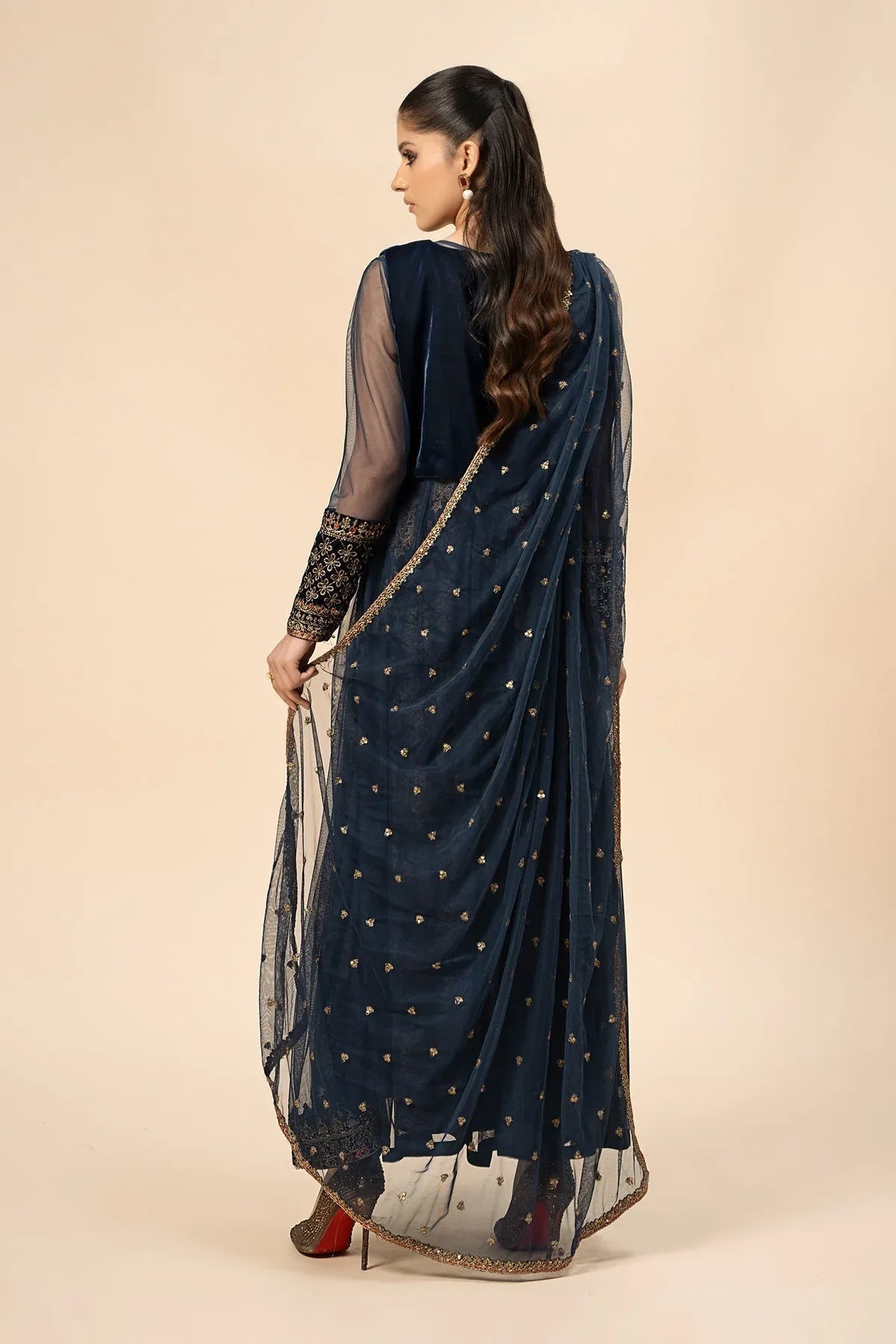 Maria B | Casual Pret 2024 | Khaddar Suit | DW-W24-151 - Aqsa Fabrics