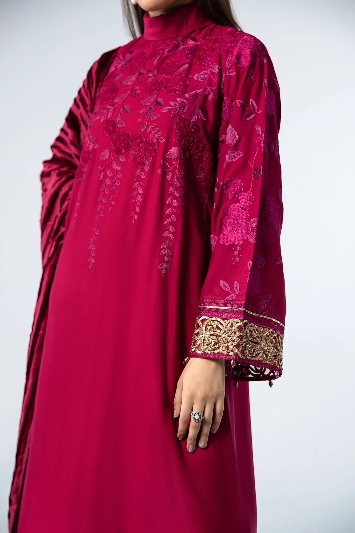 Maria B | Casual Pret 2024 | Linen Suit | DW-W24-103 - Aqsa Fabrics