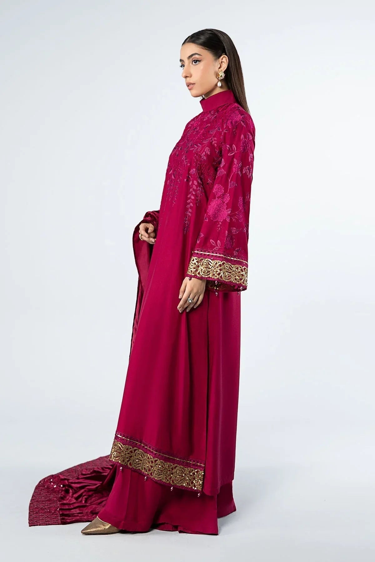 Maria B | Casual Pret 2024 | Linen Suit | DW-W24-103 - Aqsa Fabrics