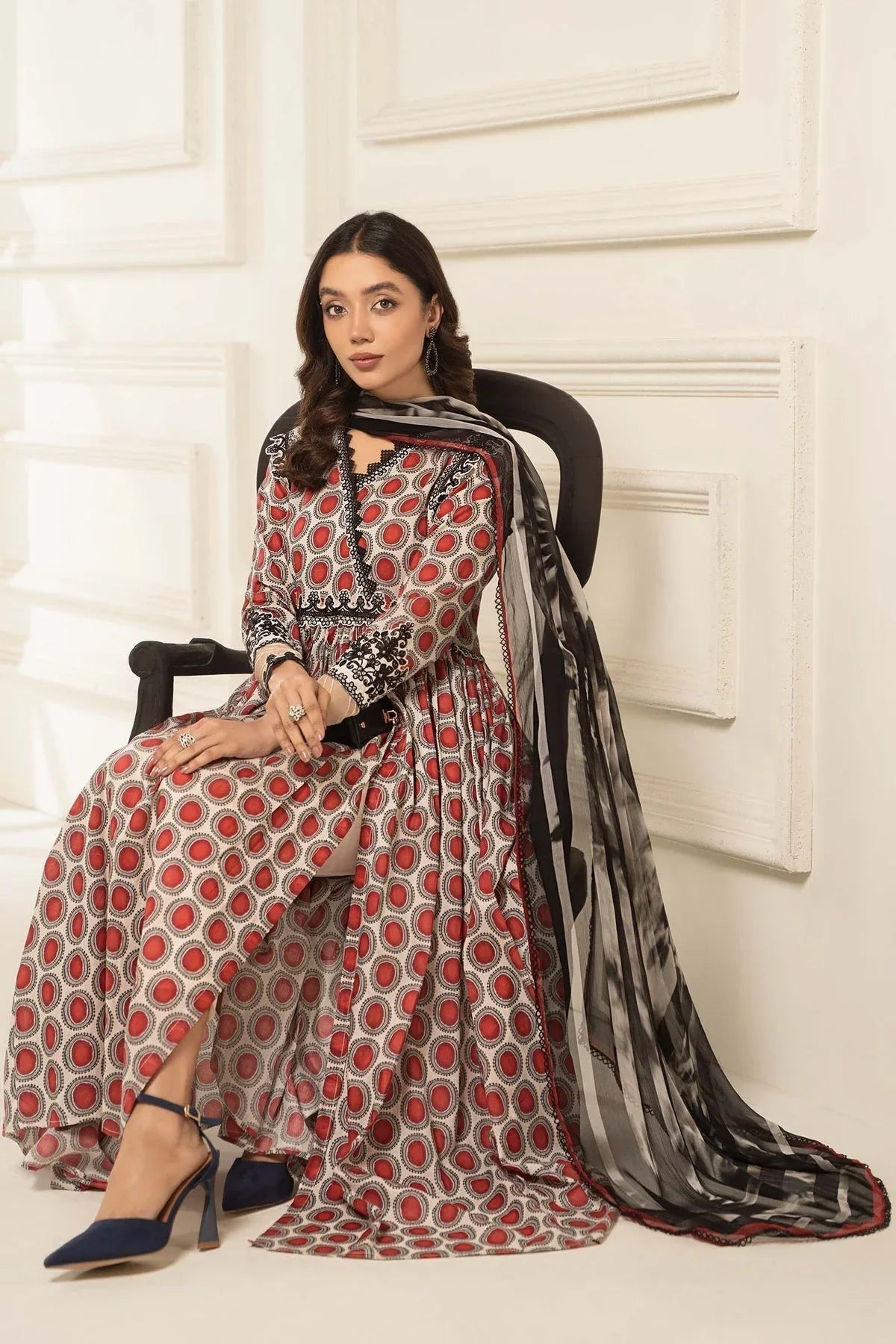 Maria B | Casual Pret 2024 | W-EF24-51 - Aqsa Fabrics