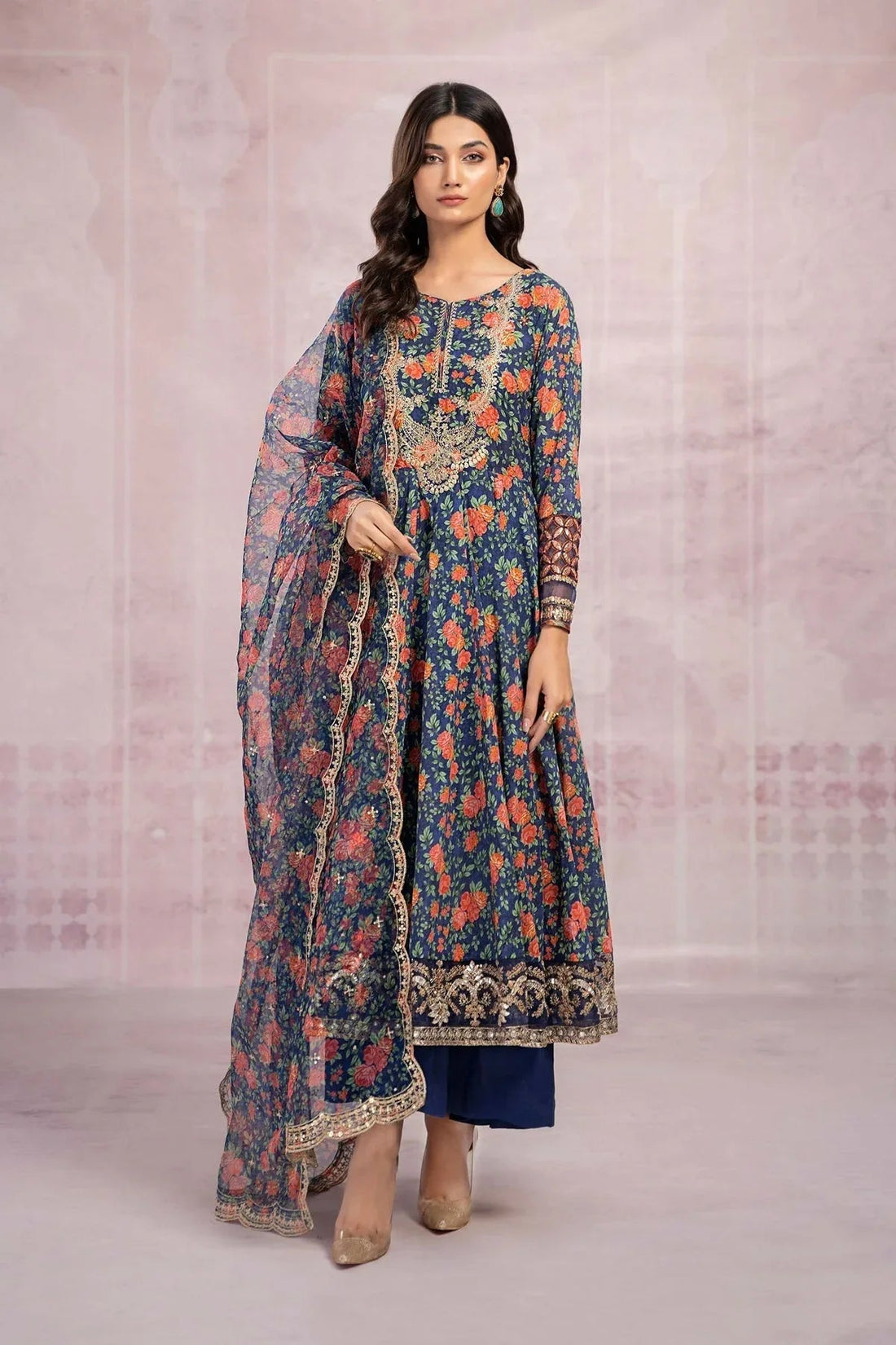 Maria B | Casual Pret 25 | DW-EF23-47R1 - Aqsa Fabrics