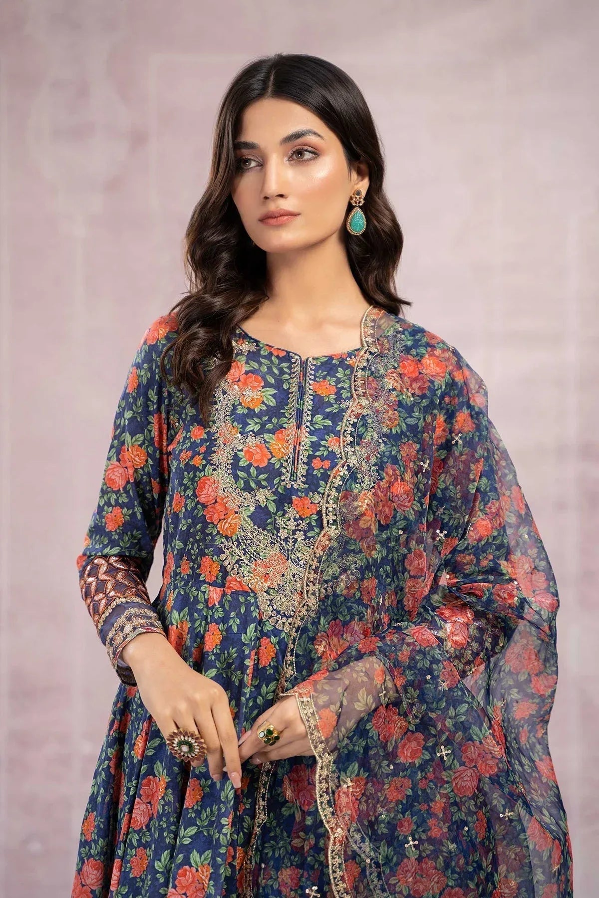 Maria B | Casual Pret 25 | DW-EF23-47R1 - Aqsa Fabrics