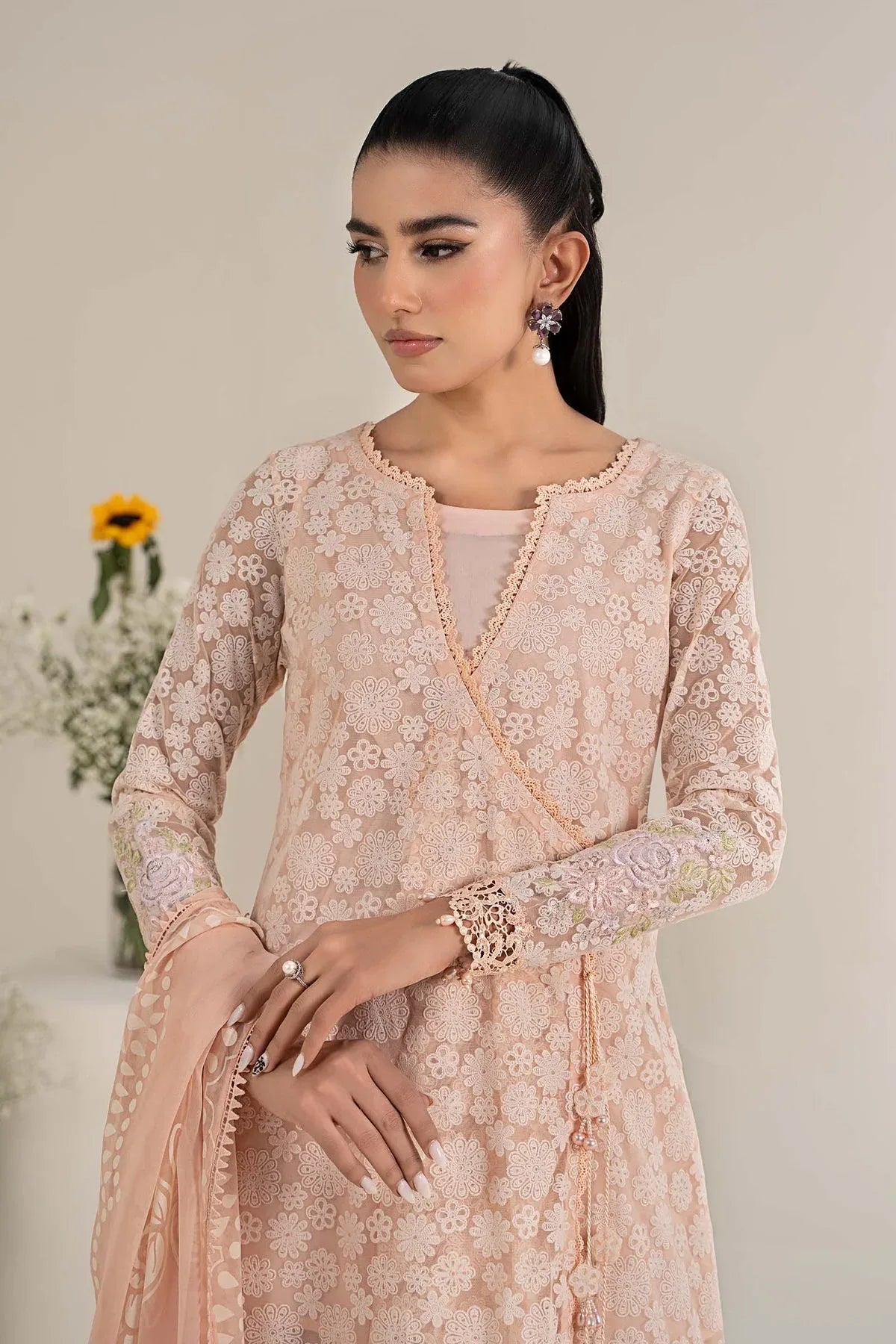 Maria B | Casual Pret 25 | DW-EF25-100 - Aqsa Fabrics
