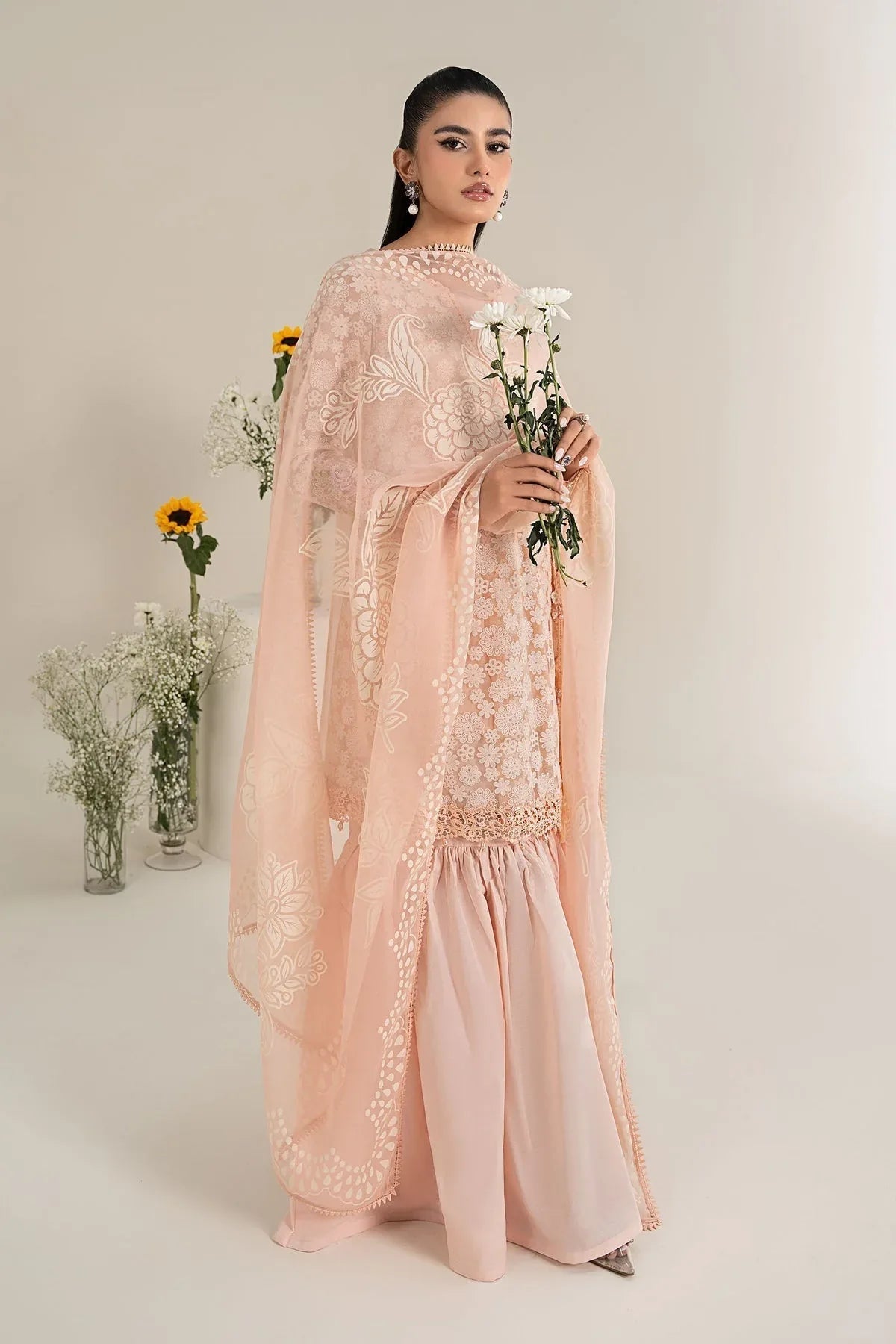Maria B | Casual Pret 25 | DW-EF25-100 - Aqsa Fabrics