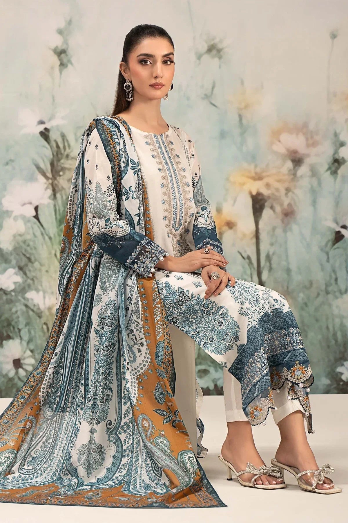 Maria B | Casual Pret 25 | DW-EF25-14 - Aqsa Fabrics