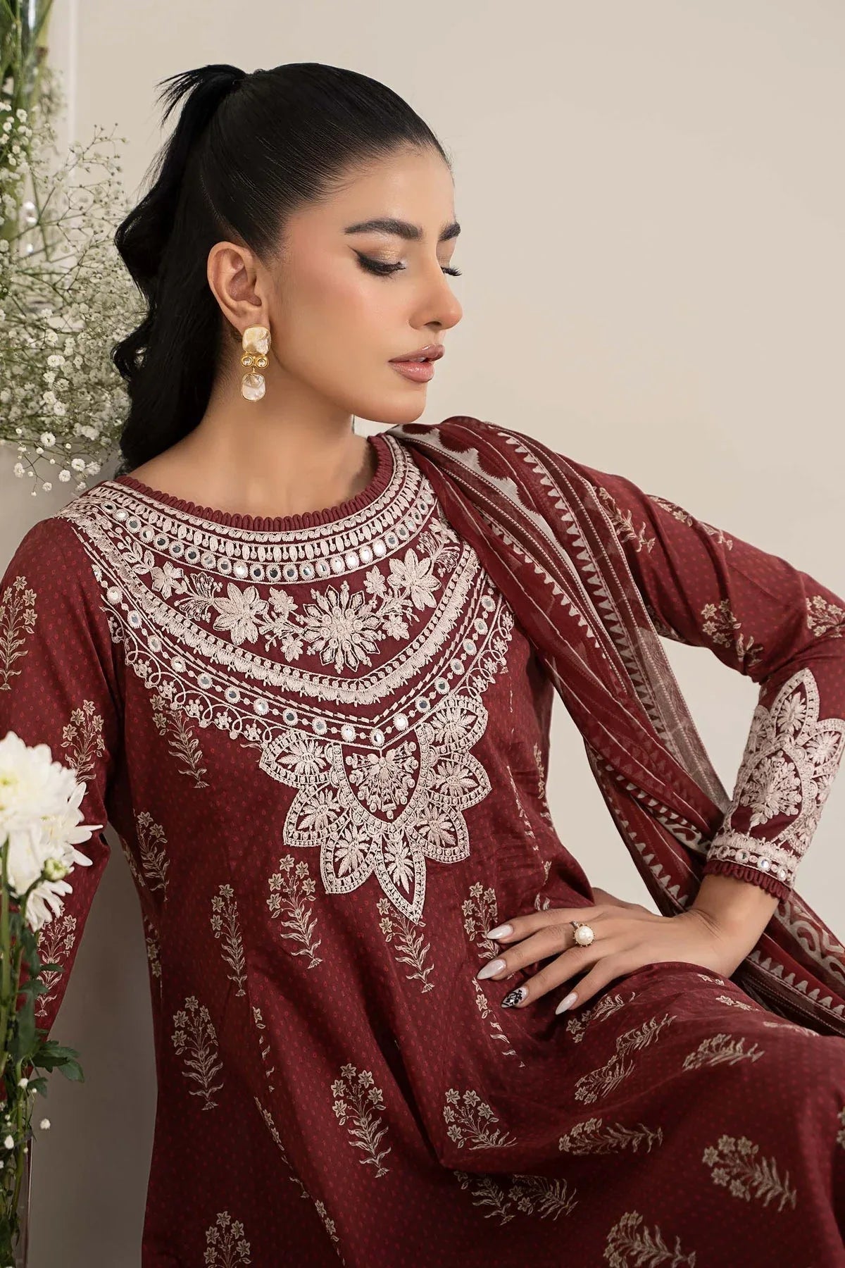 Maria B | Casual Pret 25 | DW-EF25-22 - Aqsa Fabrics