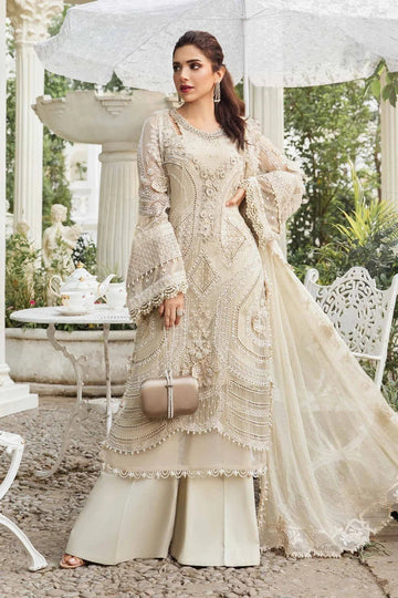 Maria B | Chiffon Formals 24 | Chiffon Suit | MPC-24-104 - Aqsa Fabrics
