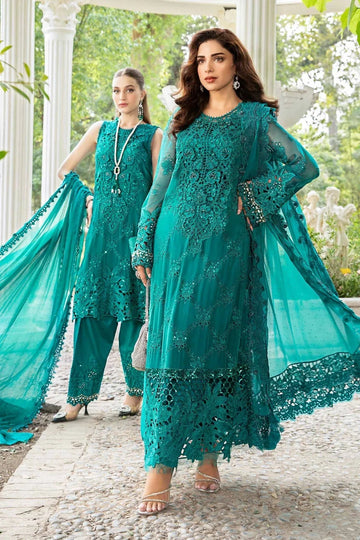 Maria B | Chiffon Formals 24 | Chiffon Suit | MPC-24-105 - Aqsa Fabrics