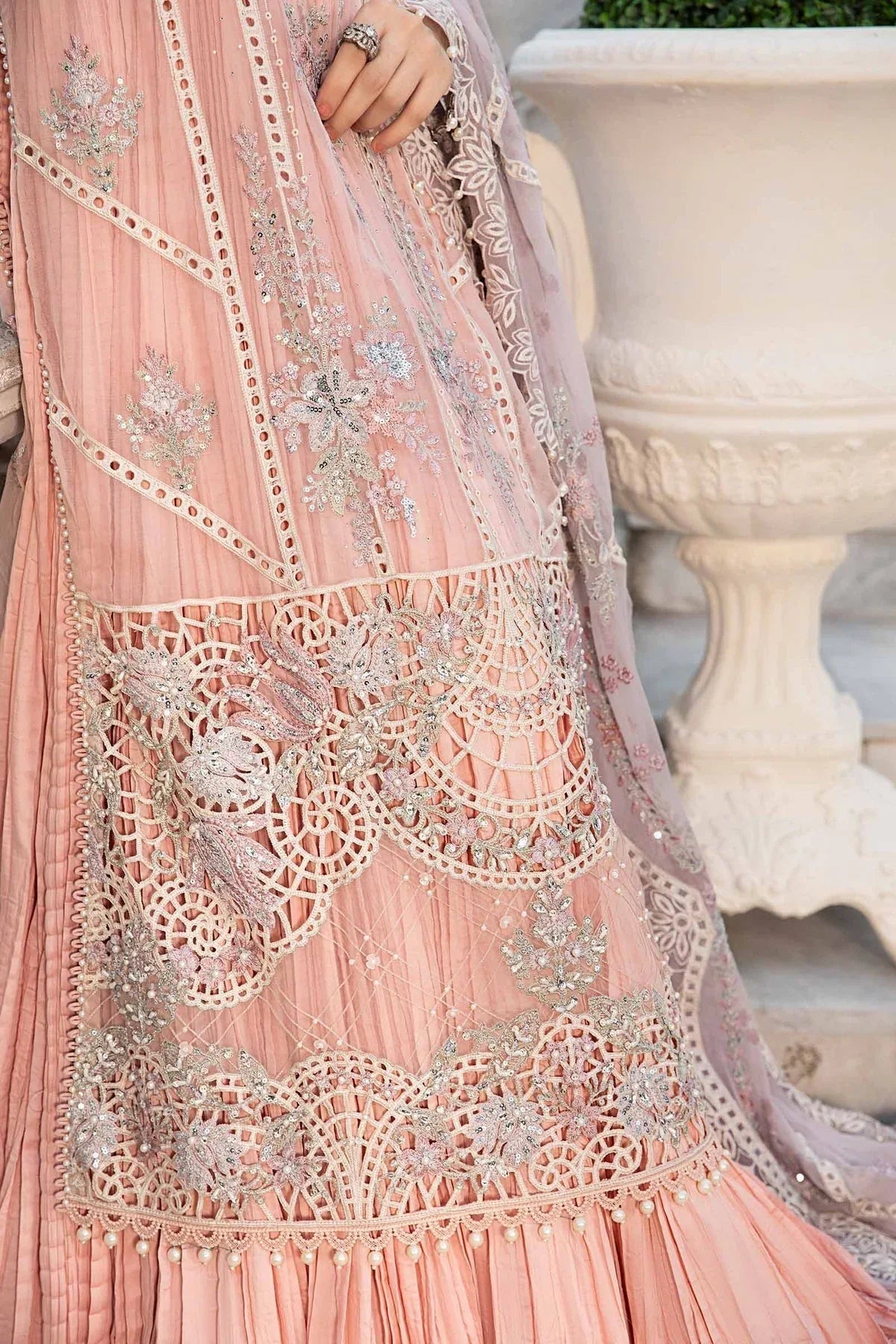 Maria B | Chiffon Formals 24 | Chiffon Suit | MPC-24-106 - Aqsa Fabrics