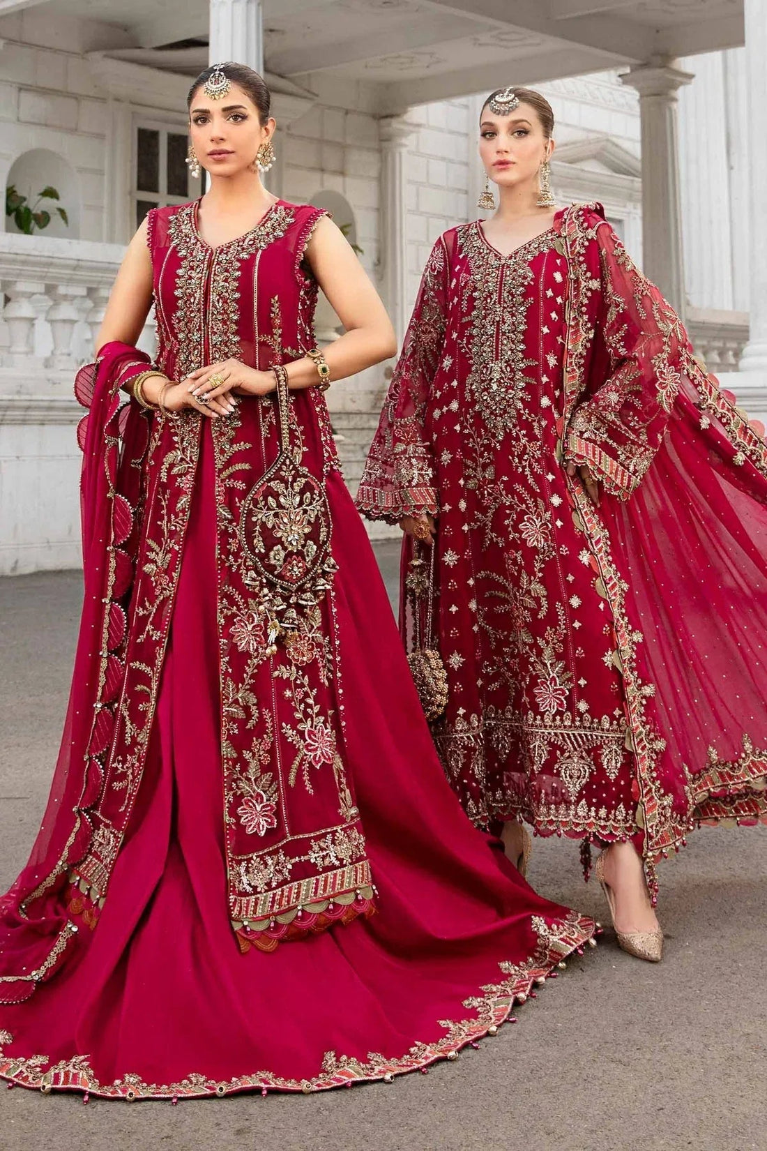 Maria B | Chiffon Formals 24 | Chiffon Suit | MPC-24-107 - Aqsa Fabrics