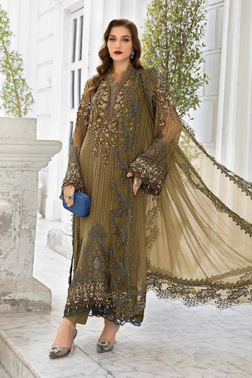 Maria B | Chiffon Formals 24 | Chiffon Suit | MPC-24-108 - Aqsa Fabrics