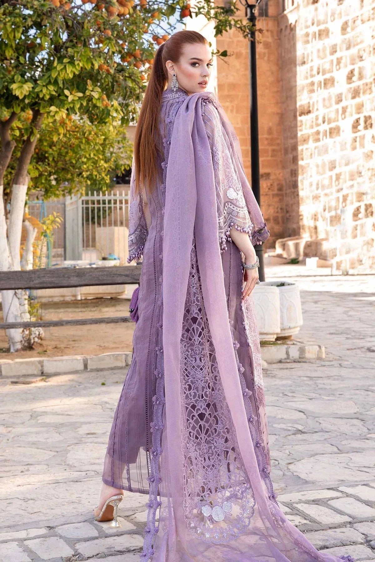 Maria B - D-2401-A - Aqsa Fabrics