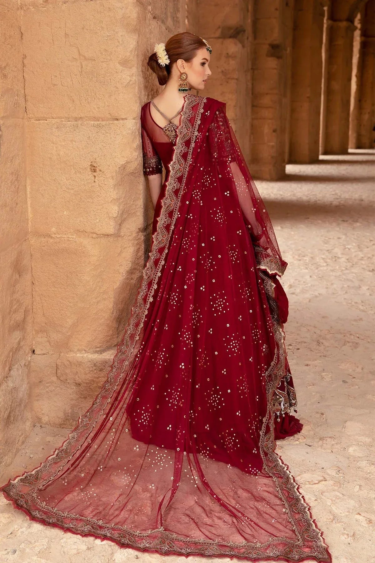 Maria B - D-2403-B - Lawn - Aqsa Fabrics