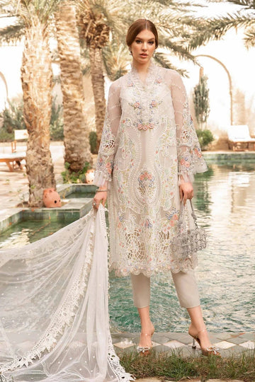 Maria B - D-2405-A - Lawn - Aqsa Fabrics