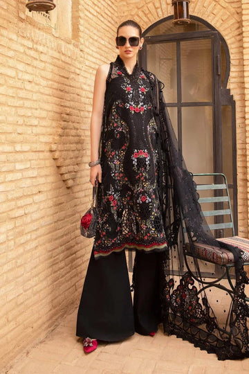 Maria B - D-2405-B - Lawn - Aqsa Fabrics