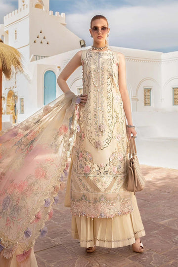 Maria B - D-2406-B - Lawn - Aqsa Fabrics