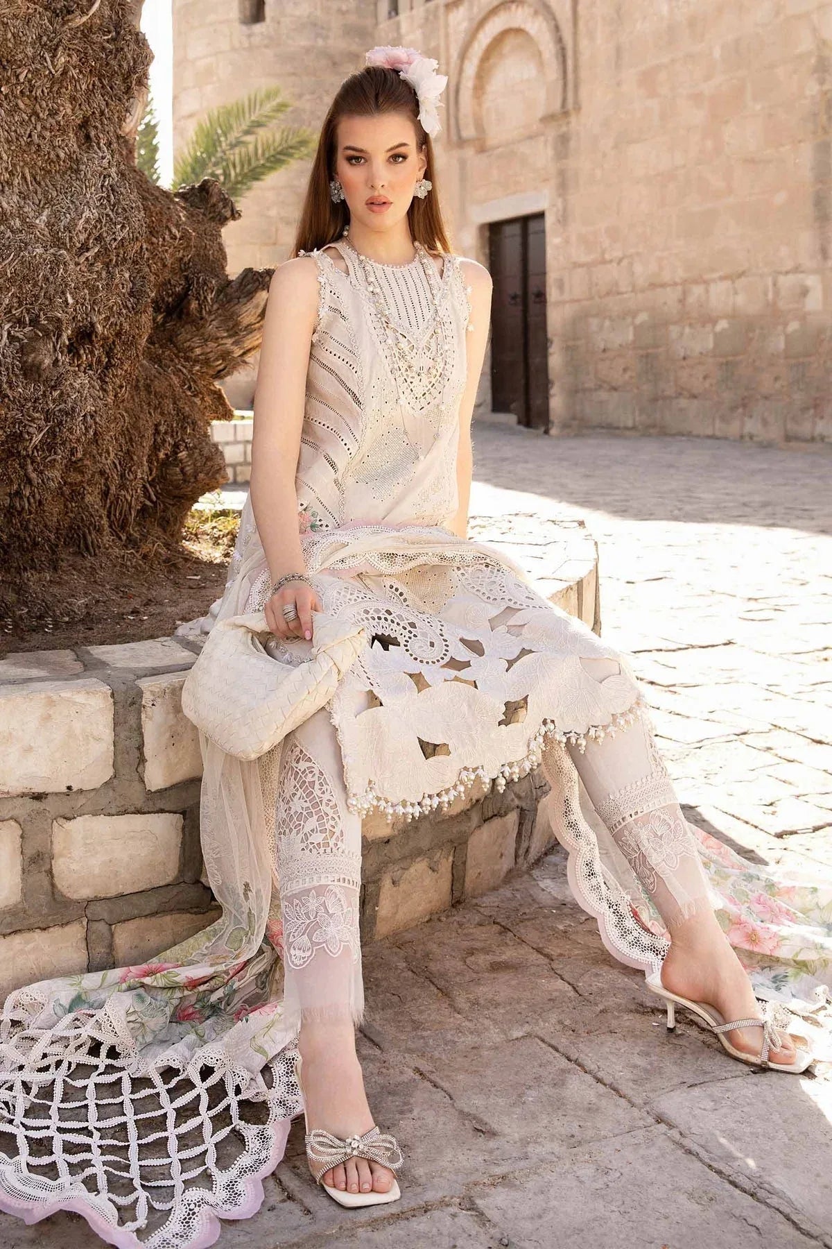 Maria B - D-2407-A - Lawn - Aqsa Fabrics