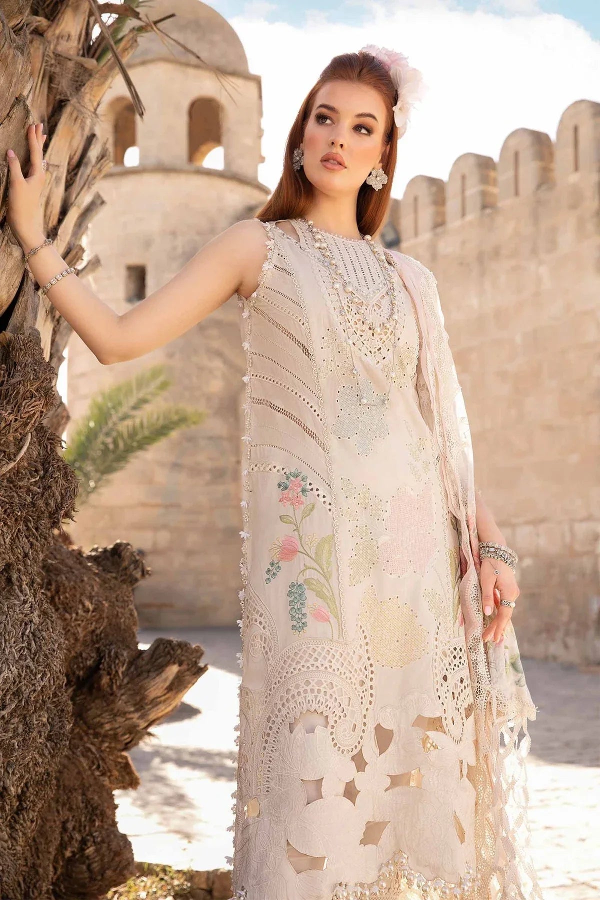 Maria B - D-2407-A - Lawn - Aqsa Fabrics