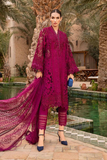 Maria B - D-2409-B - Lawn - Aqsa Fabrics