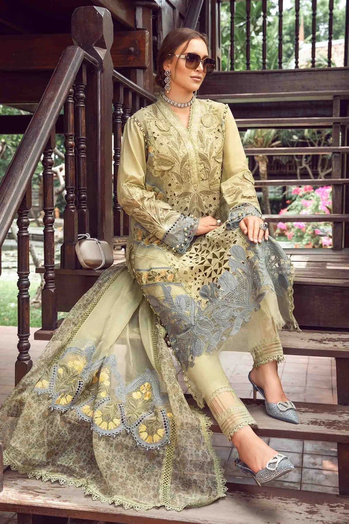 Maria B - D-2410 - Aqsa Fabrics