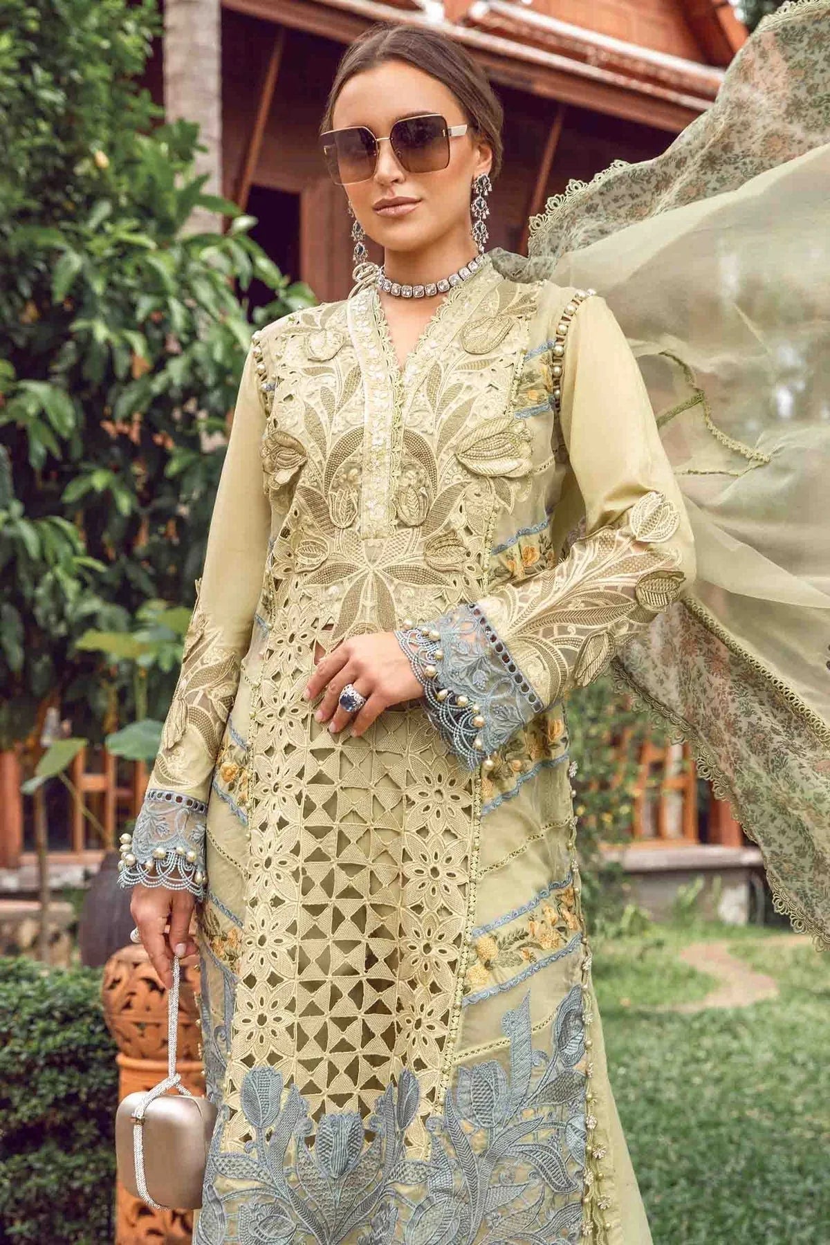 Maria B - D-2410 - Aqsa Fabrics