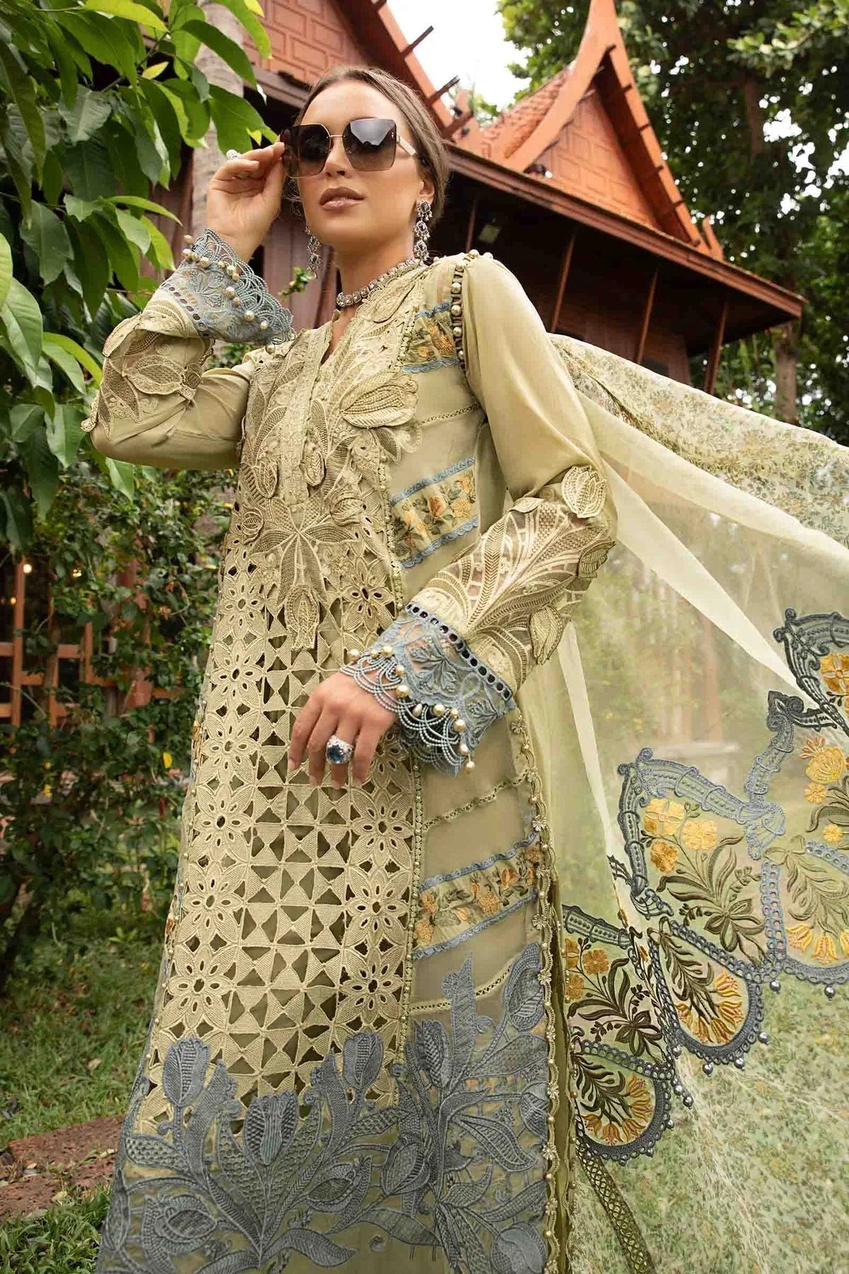 Maria B - D-2410 - Aqsa Fabrics