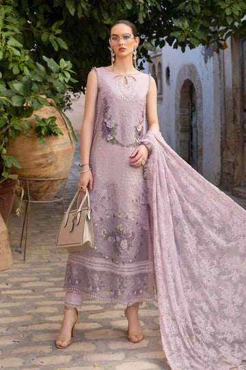 Maria B - D-2411-B - Lawn - Aqsa Fabrics