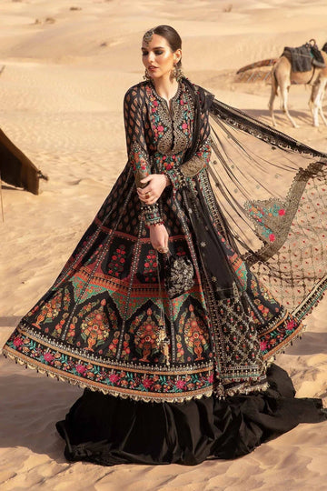 Maria B - D-2413-B- Lawn - Aqsa Fabrics