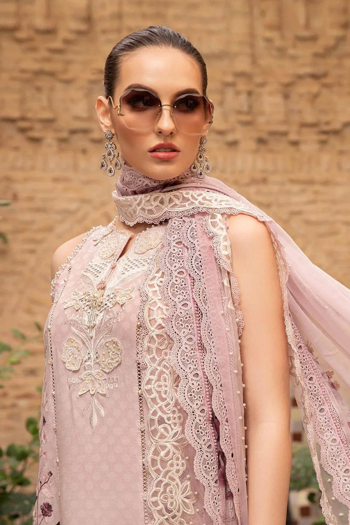 Maria B - D-2414-A - Lawn - Aqsa Fabrics