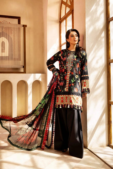 Maria B | Eid Basic Lawn | MB-CUS25-901A - Aqsa Fabrics