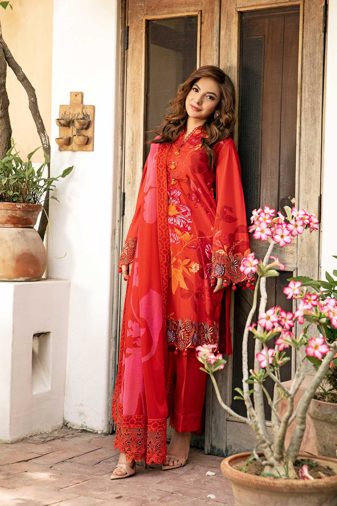 Maria B | Eid Basic Lawn | MB-CUS25-907A - Aqsa Fabrics