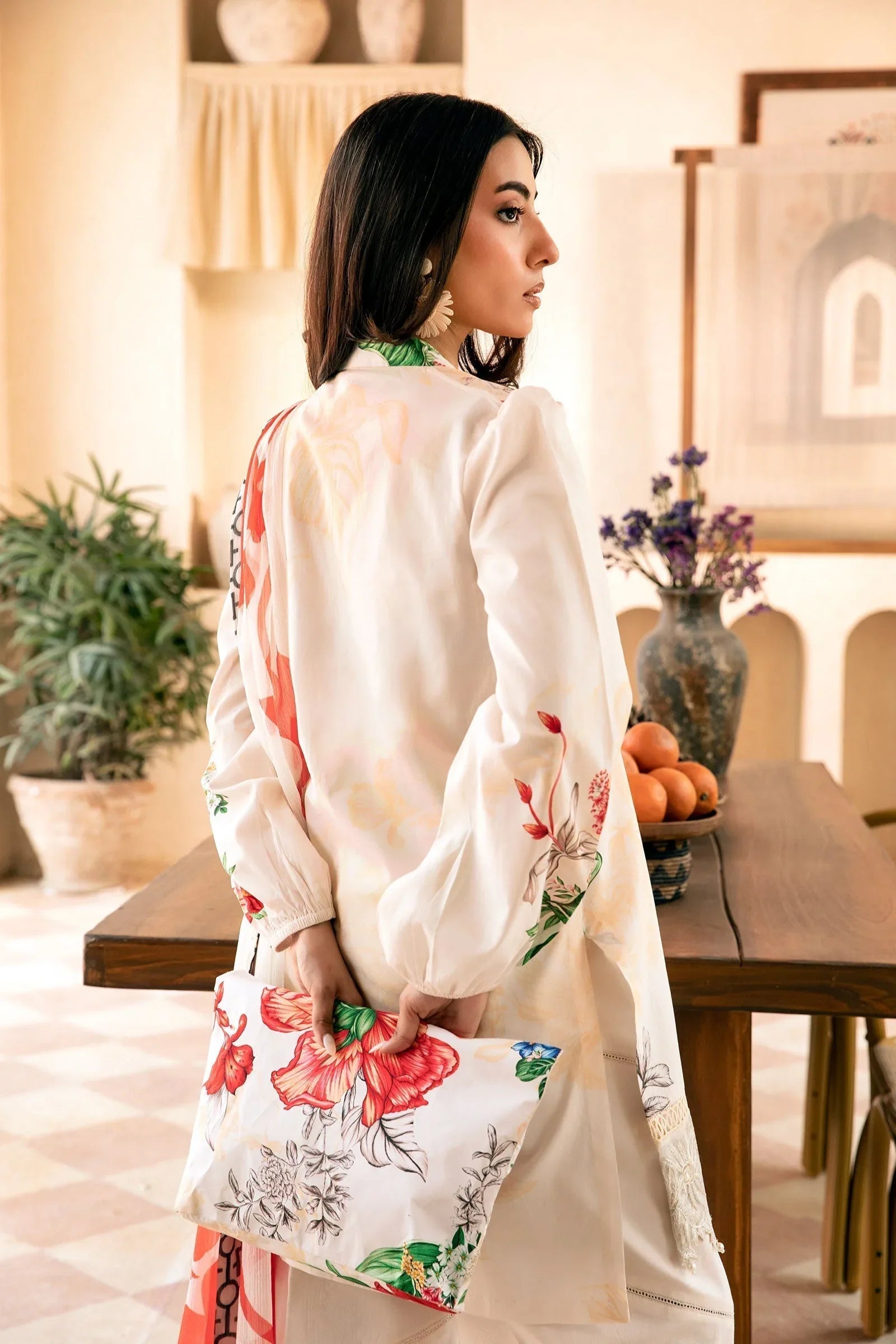 Maria B | Eid Basic Lawn | MB-CUS25-907B - Aqsa Fabrics