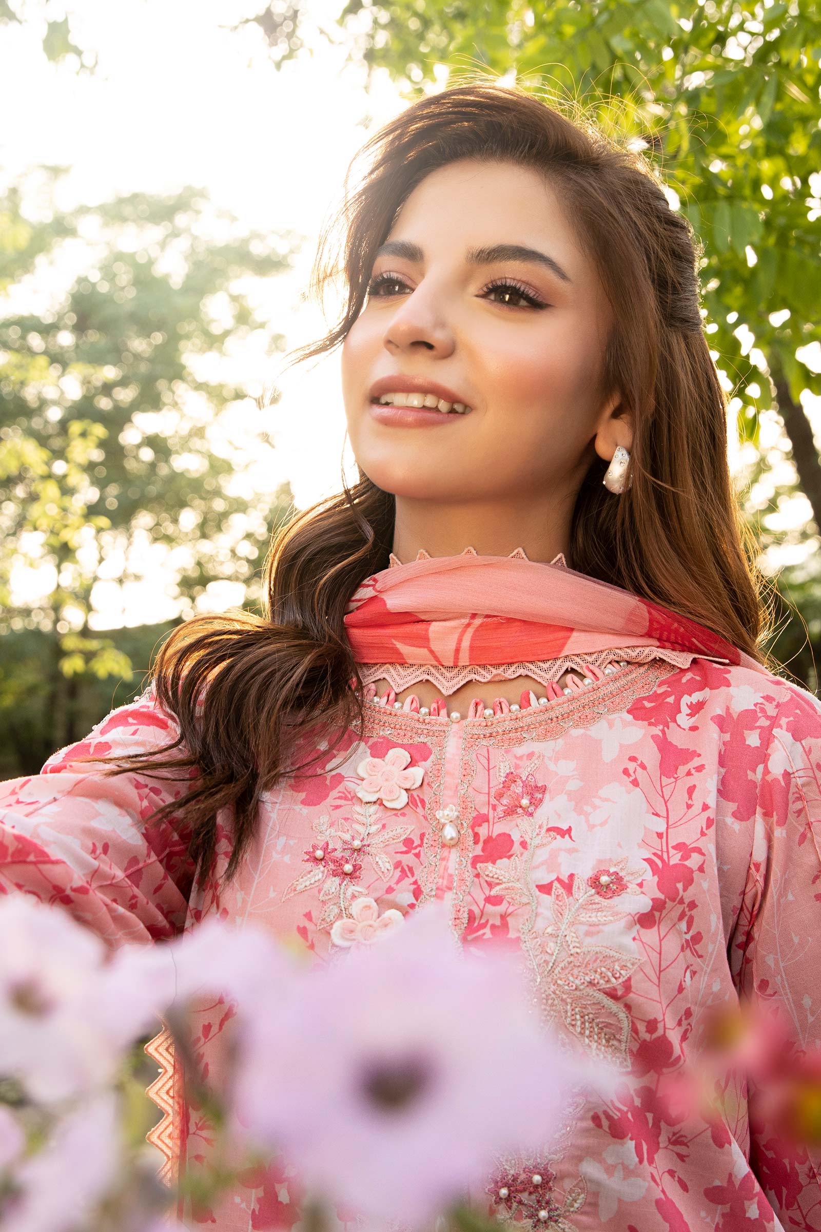 Maria B | Eid Basic Lawn | MB-CUS25-910B - Aqsa Fabrics