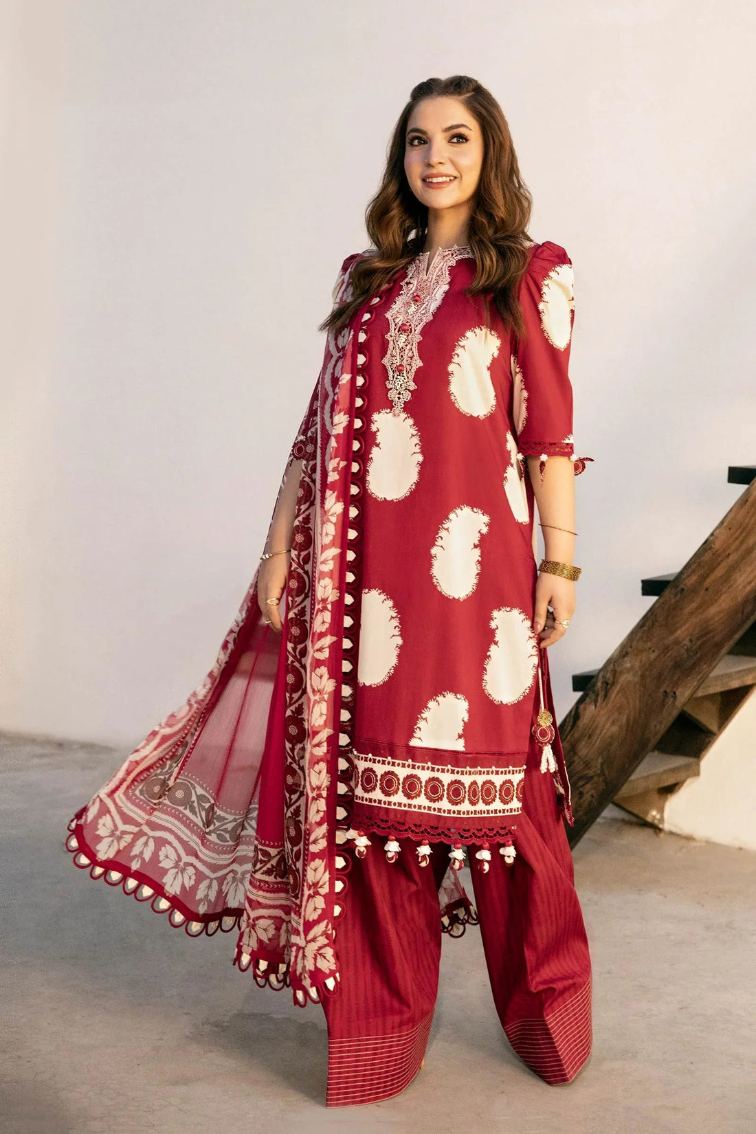 Maria B | Eid Basic Lawn | MB-CUS25-911A - Aqsa Fabrics