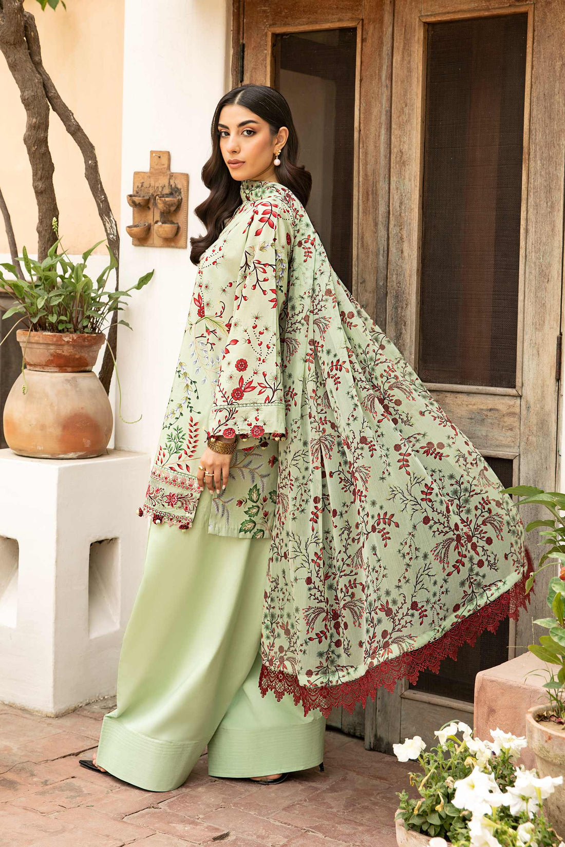 Maria B | Eid Basic Lawn | MB-CUS25-912B - Aqsa Fabrics