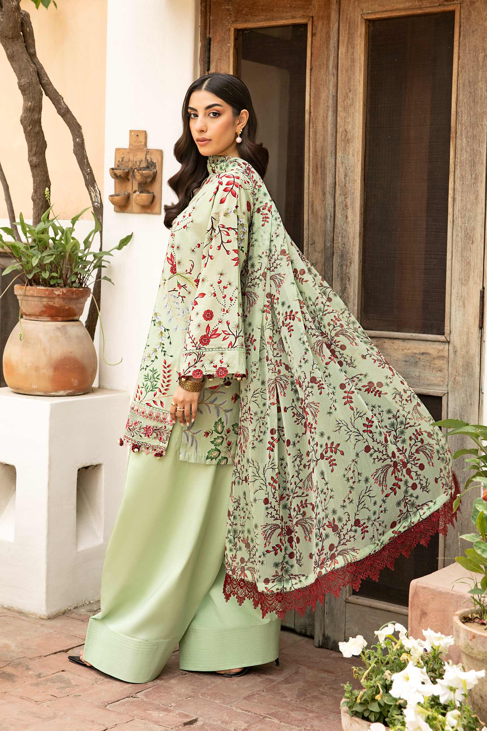 Maria B | Eid Basic Lawn | MB-CUS25-912B - Aqsa Fabrics