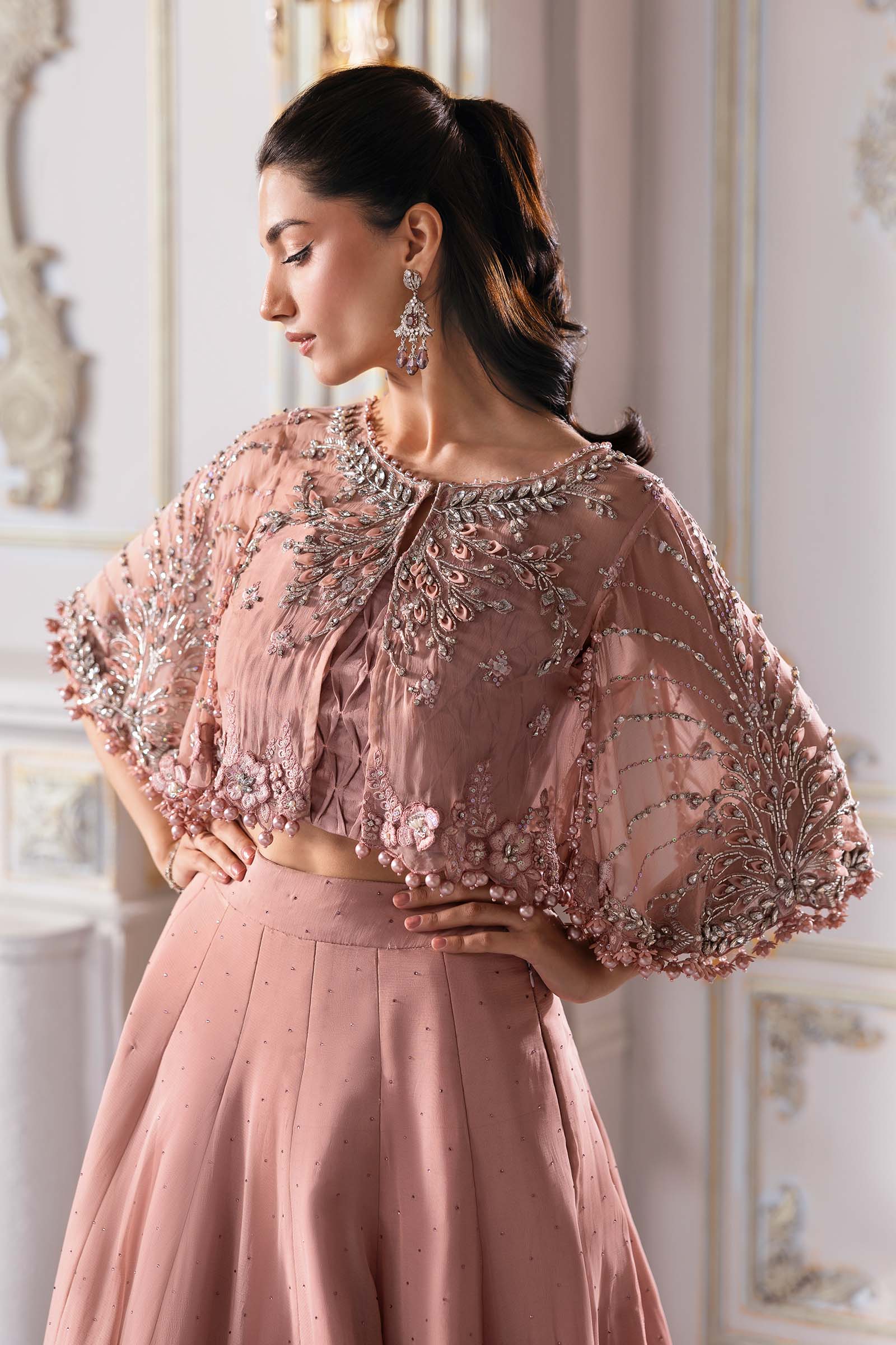 Maria B | Embroidered 2025 | BD-3001 - Aqsa Fabrics
