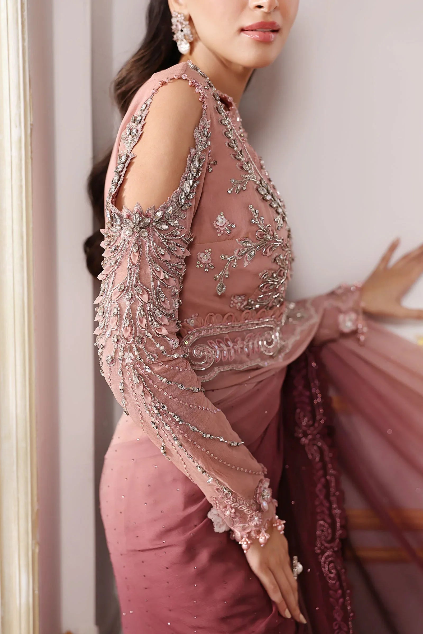 Maria B | Embroidered 2025 | BD-3001 - Aqsa Fabrics