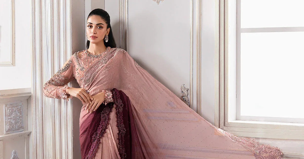 Maria B | Embroidered 2025 | BD-3001 - Aqsa Fabrics