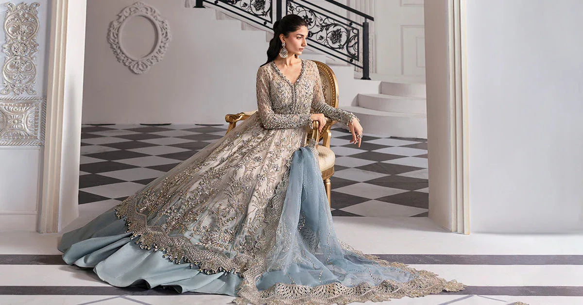 Maria B | Embroidered 2025 | BD-3002 - Aqsa Fabrics