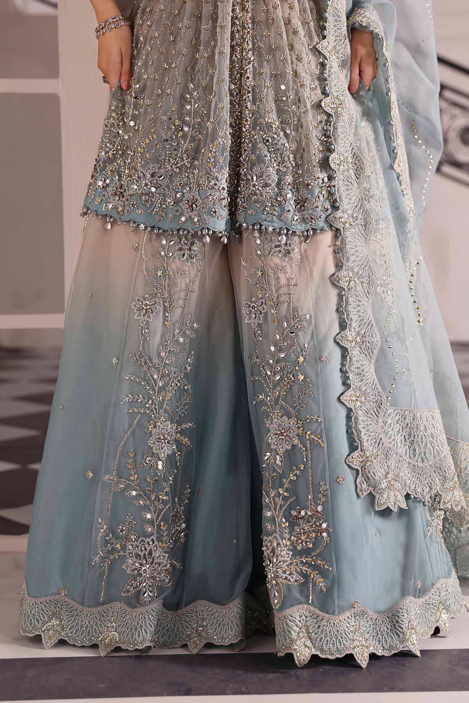 Maria B | Embroidered 2025 | BD-3002 - Aqsa Fabrics