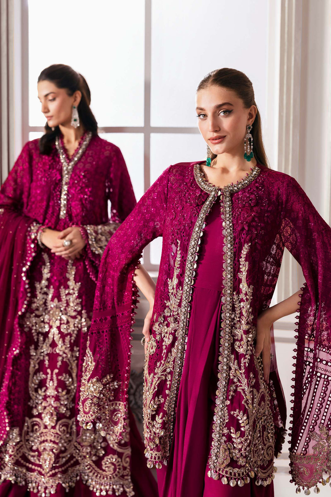 Maria B | Embroidered 2025 | BD-3003 - Aqsa Fabrics