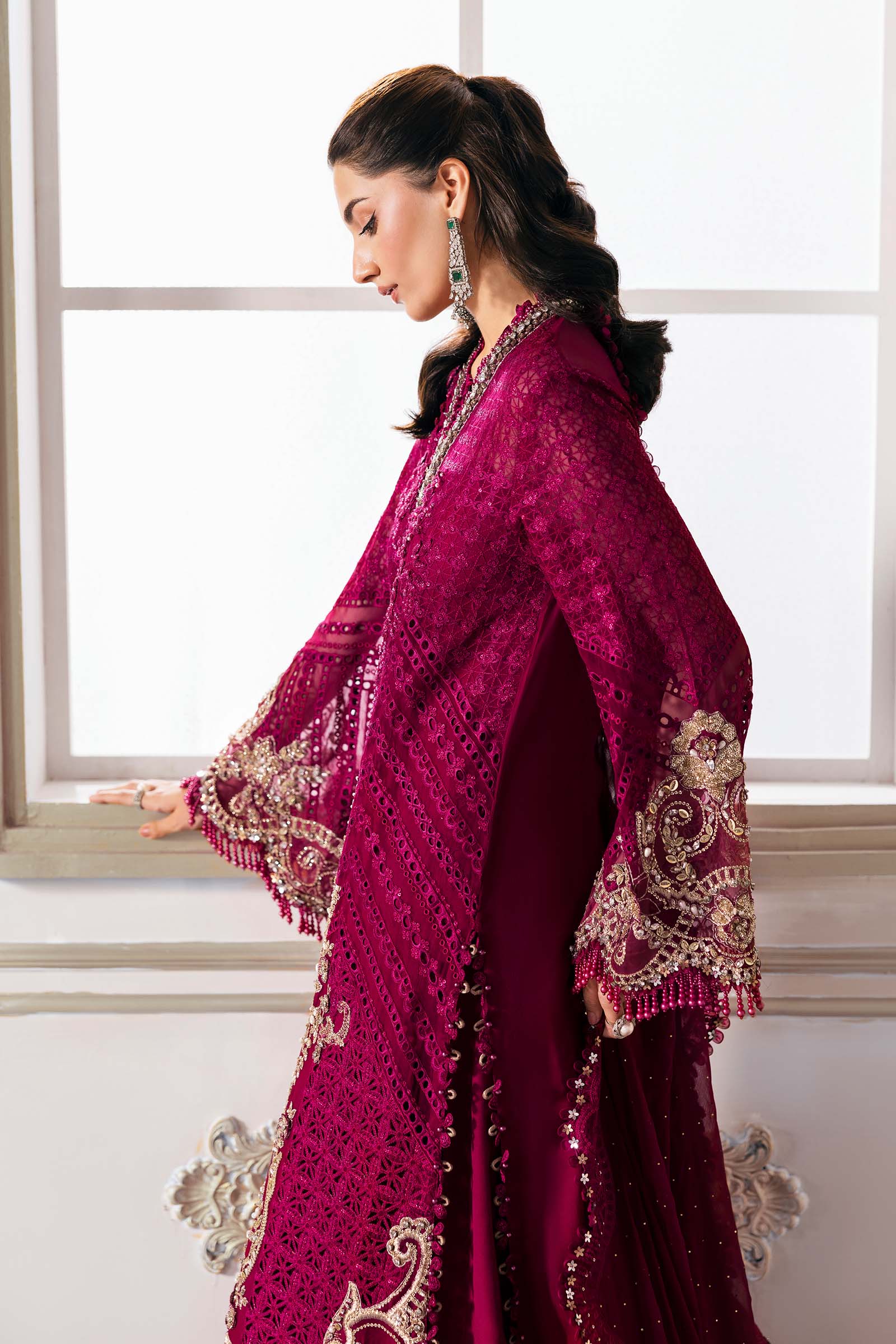 Maria B | Embroidered 2025 | BD-3003 - Aqsa Fabrics
