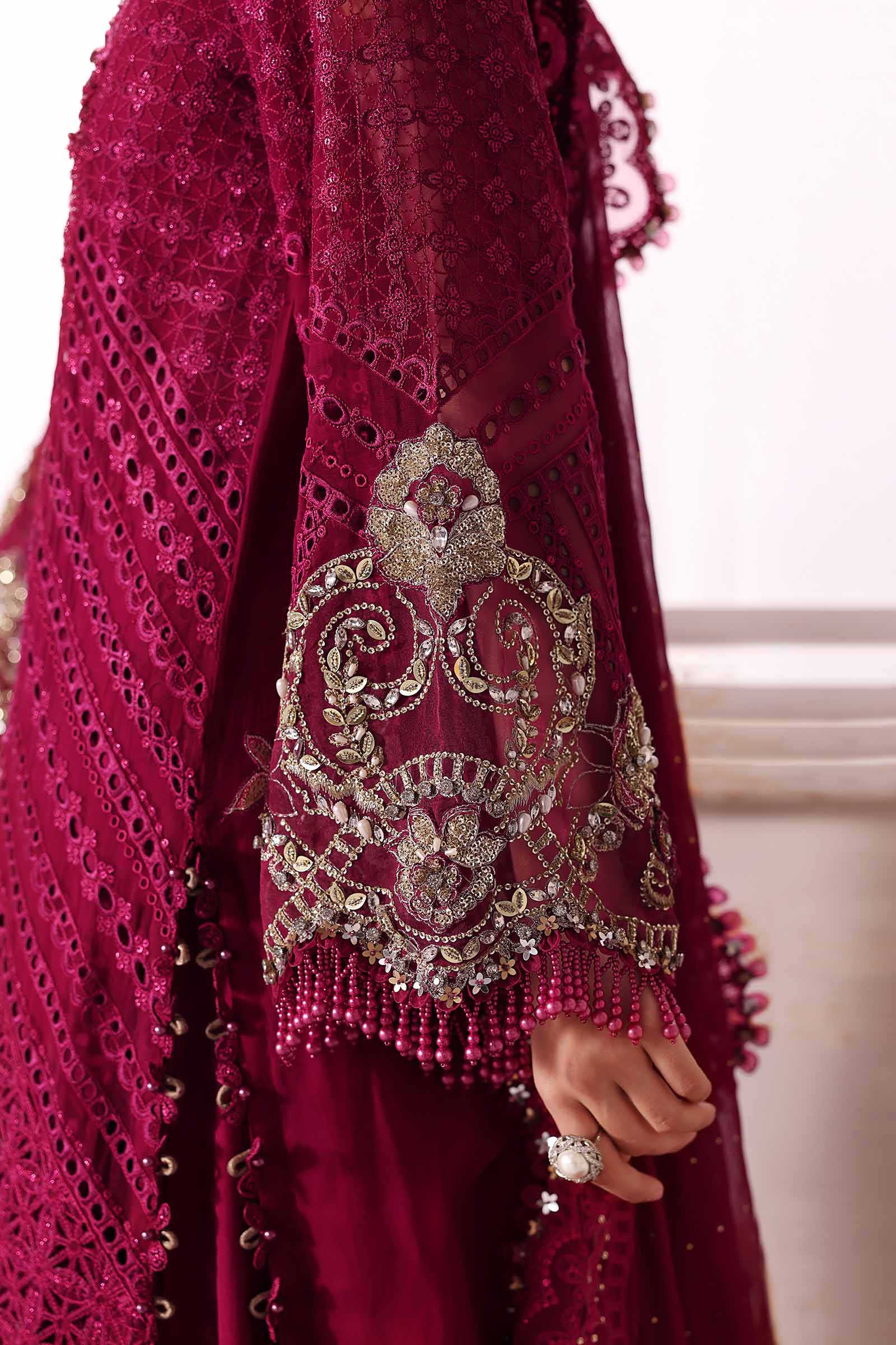 Maria B | Embroidered 2025 | BD-3003 - Aqsa Fabrics
