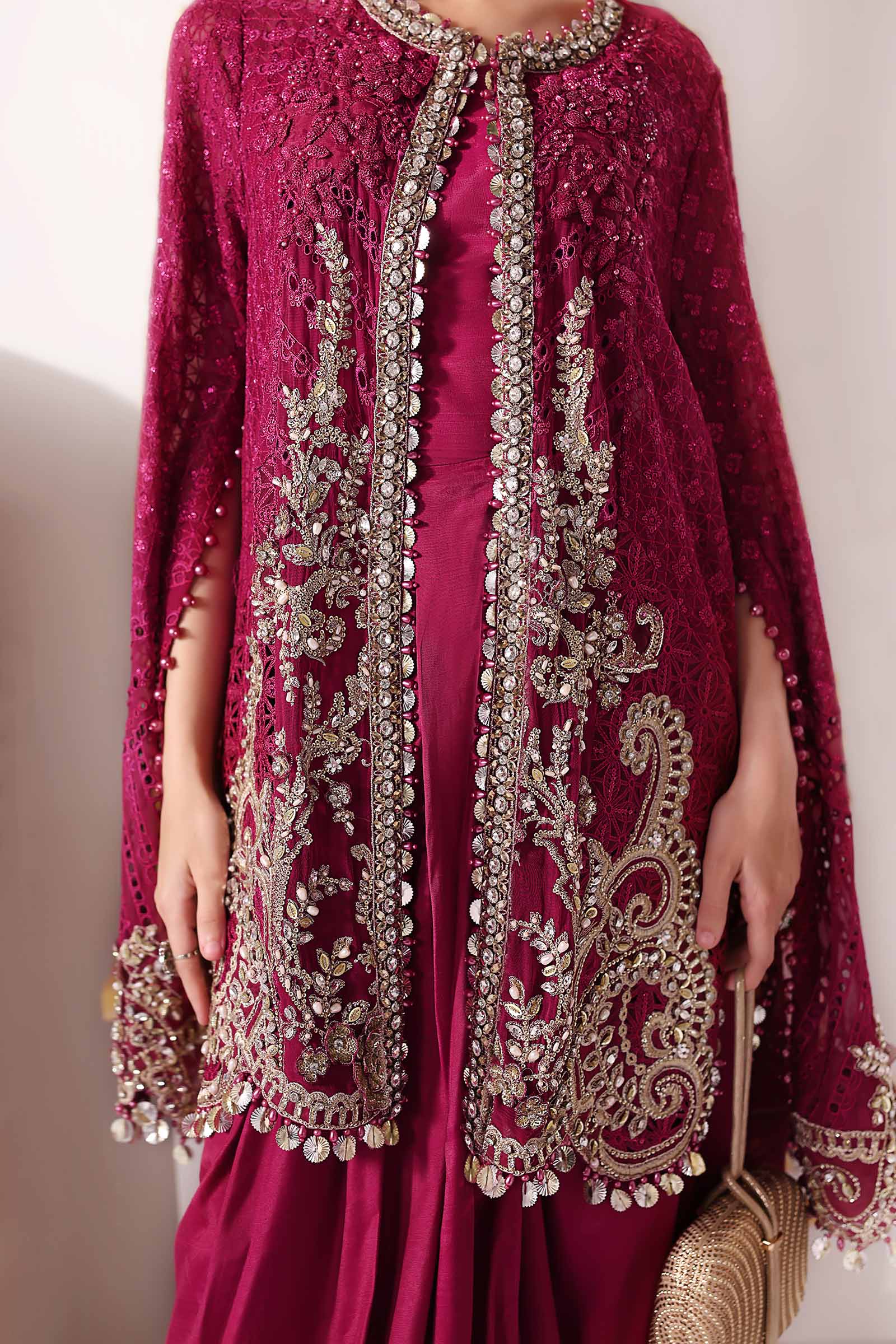 Maria B | Embroidered 2025 | BD-3003 - Aqsa Fabrics