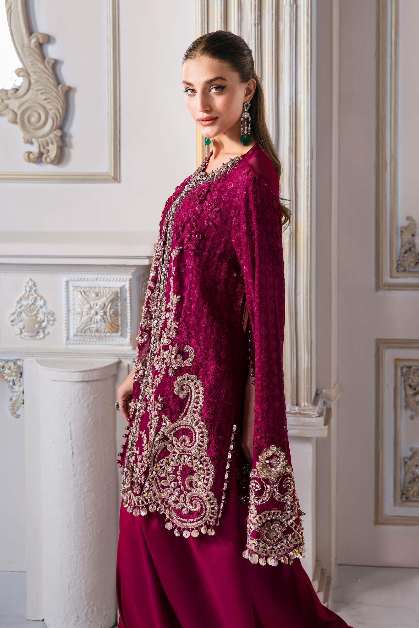 Maria B | Embroidered 2025 | BD-3003 - Aqsa Fabrics