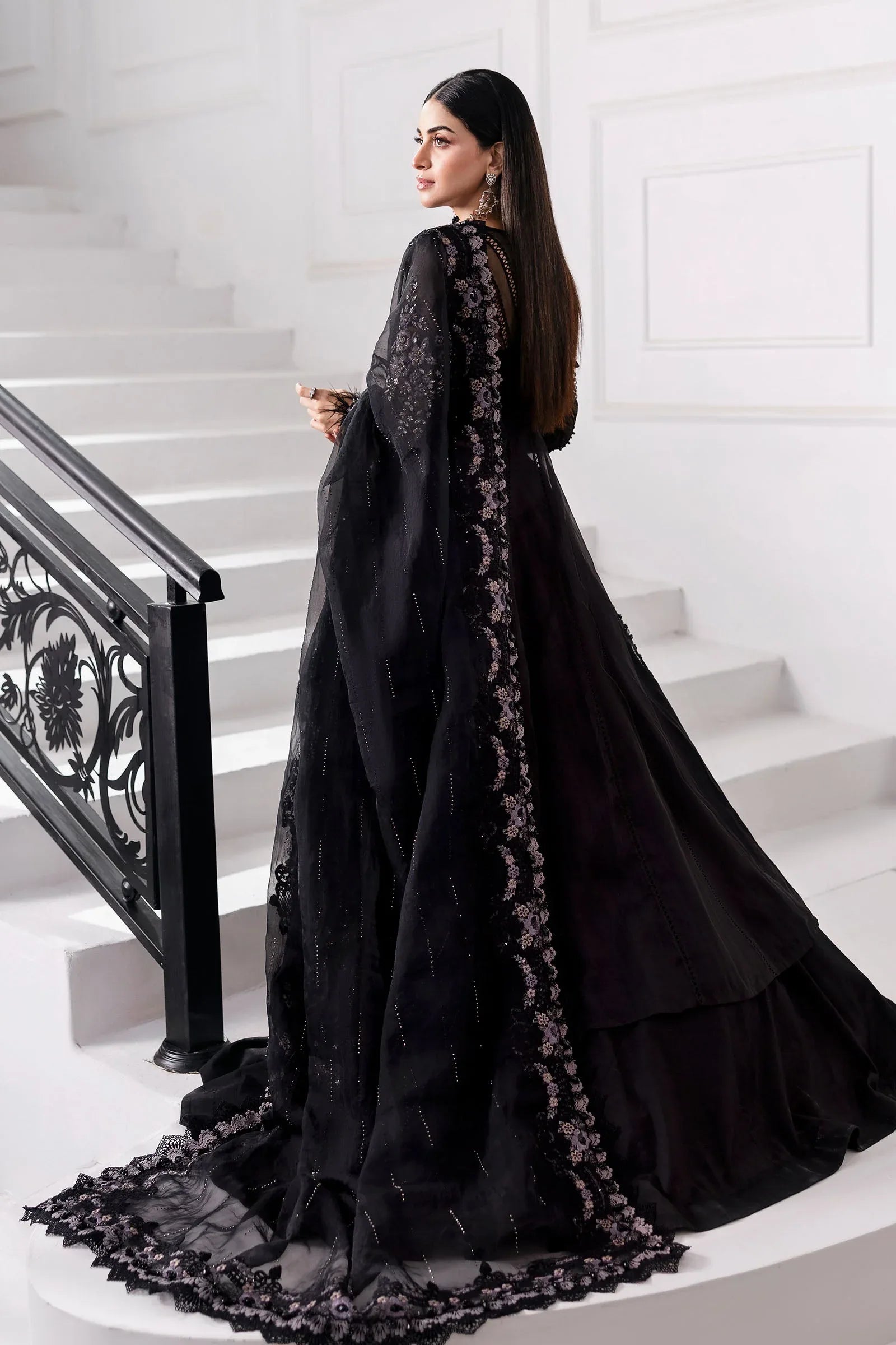 Maria B | Embroidered 2025 | BD-3004 - Aqsa Fabrics
