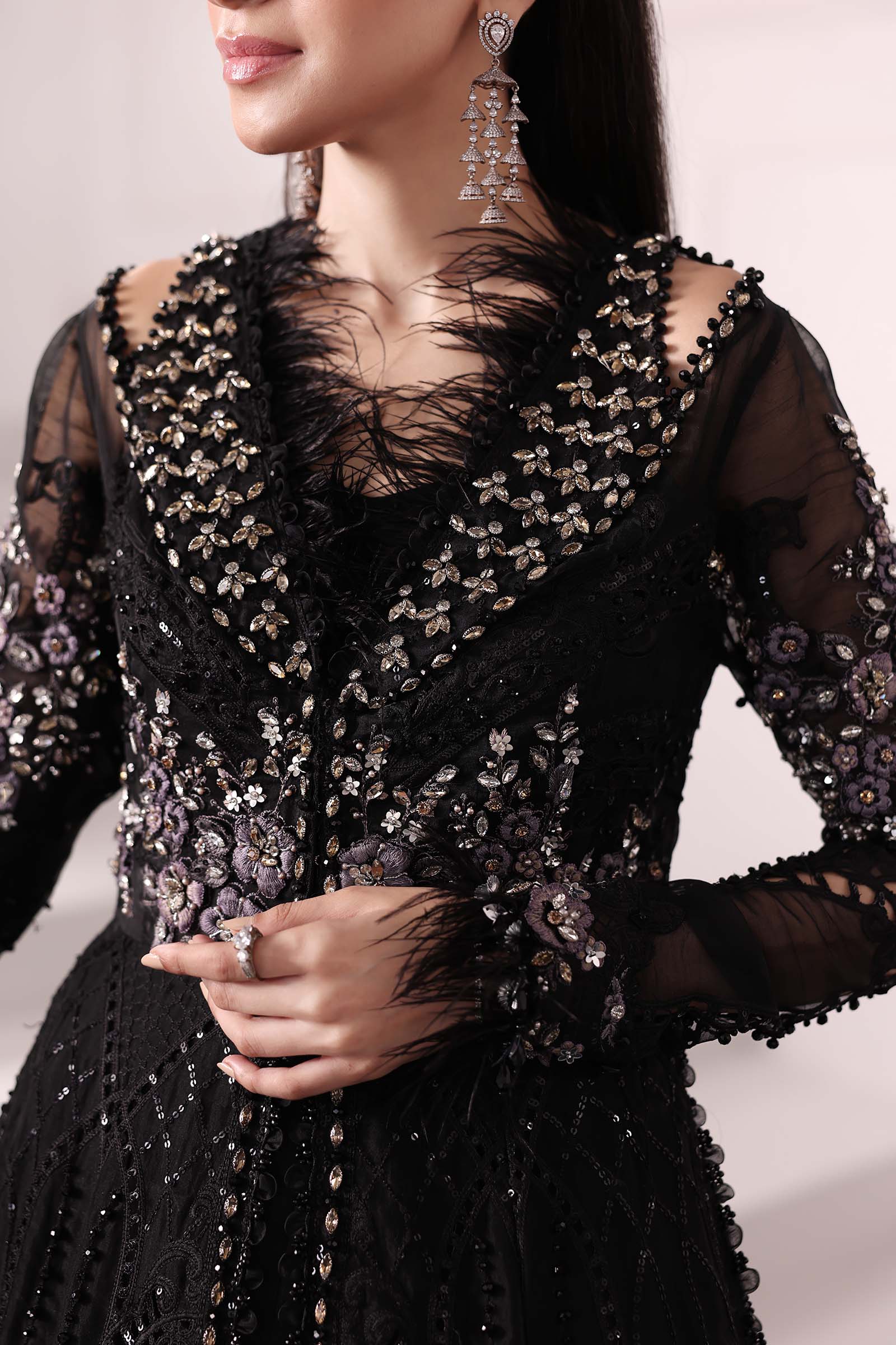 Maria B | Embroidered 2025 | BD-3004 - Aqsa Fabrics